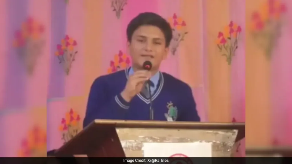 नेपाली छात्र ने स्कूल में दिया ऐसा भाषण, अब हिटलर से हो रही तुलना, वीडियो वायरल