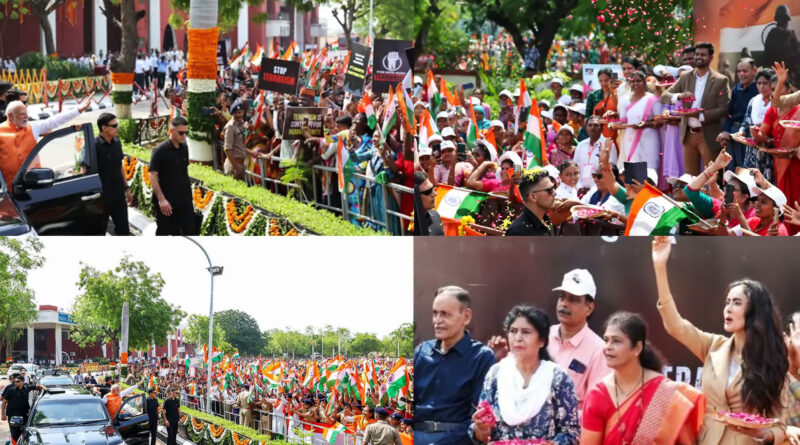 कर्नल सोफिया कुरैशी का परिवार पीएम मोदी के रोड शो में