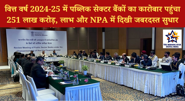 वित्त वर्ष 2024-25 में पब्लिक सेक्टर बैंकों का कारोबार पहुंचा 251 लाख करोड़, लाभ और NPA में दिखी जबरदस्त सुधार