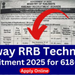 रेलवे RRB टेक्नीशियन भर्ती 2025 – 6238 पदों पर करें ऑनलाइन आवेदन