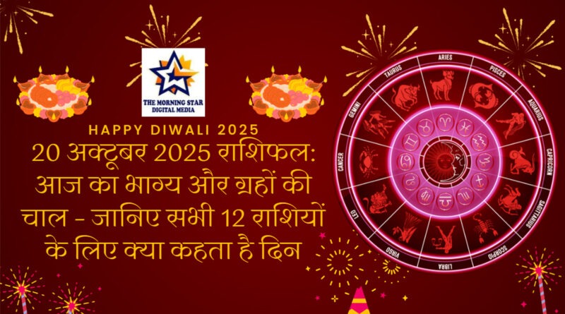 20 अक्टूबर 2025 राशिफल – आज का दैनिक राशिफल