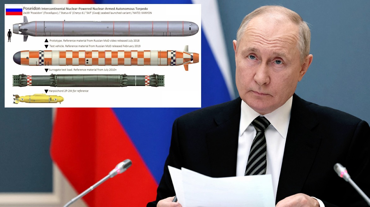 रूस ने किया पोसीडॉन टॉरपीडो का सफल परीक्षण, समुद्र में मचा सकता है तबाही – द मॉर्निंग स्टार