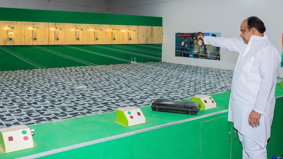 Shooting Range at Sangwan Sports Academy Loni Road