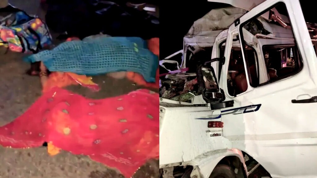 राजस्थान बस हादसा: फलौदी में बस-ट्रेलर की टक्कर, 15 की मौत, 3 घायल