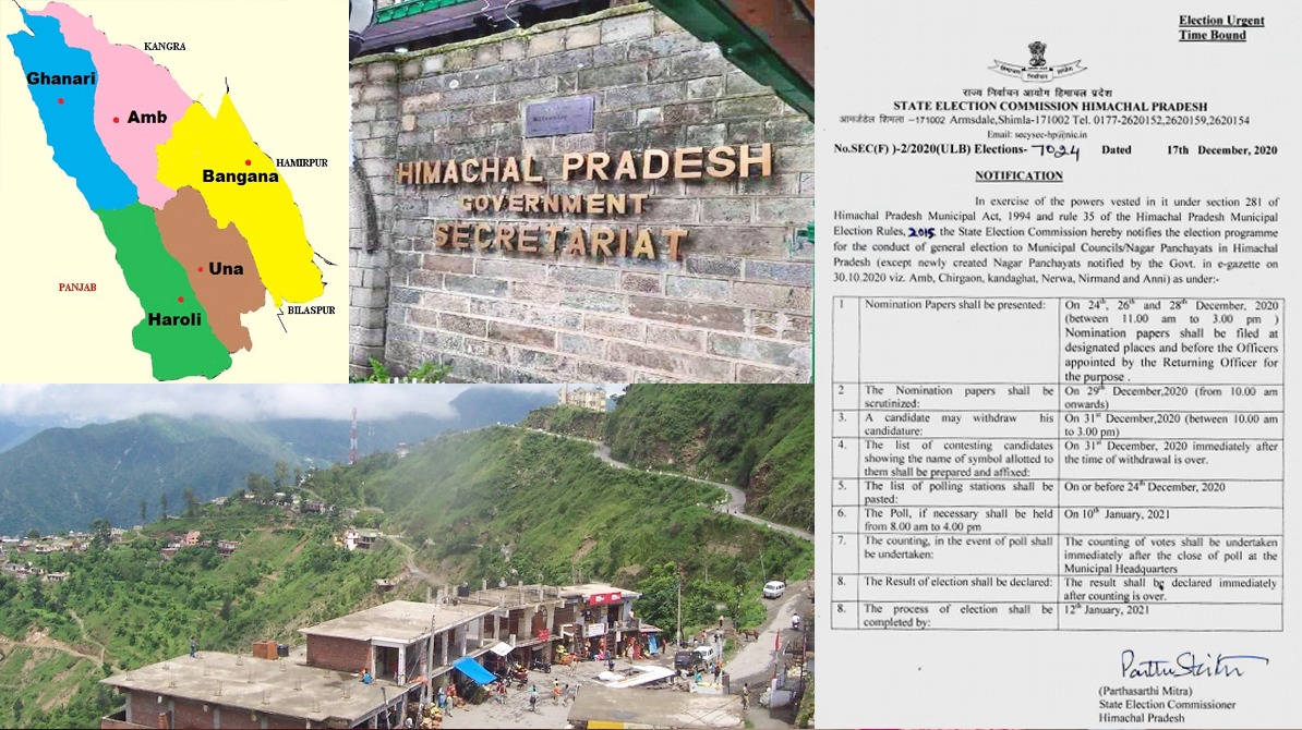 हिमाचल में संगड़ाह नगर पंचायत गठन, बंगाणा विस्तार