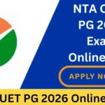 NTA CUET PG Online Form 2026 application process