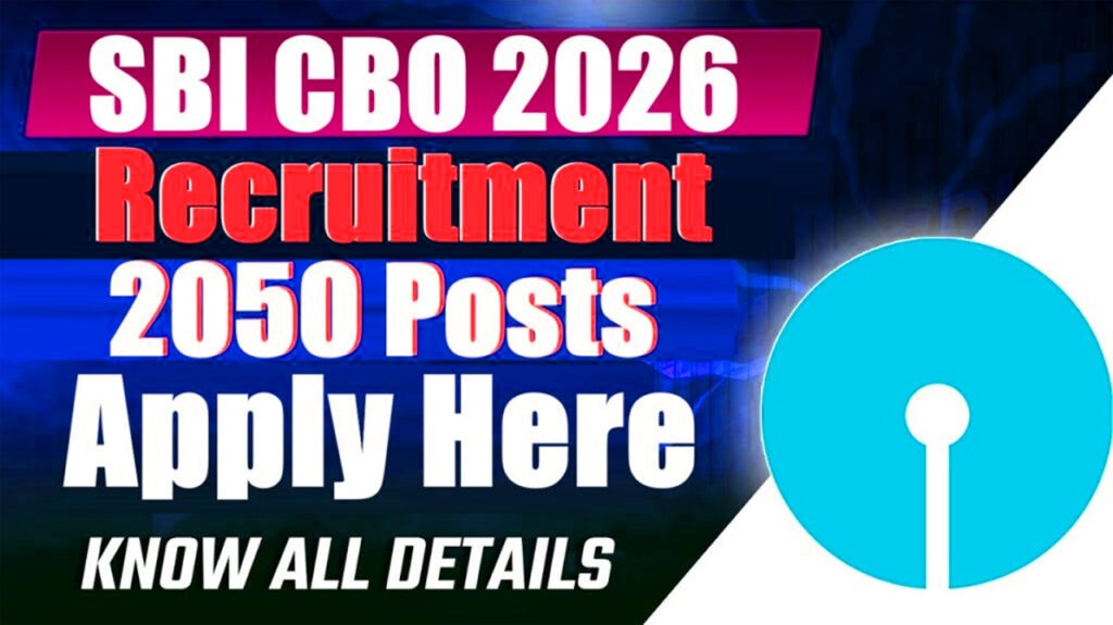SBI Circle Based Officer CBO Recruitment 2026 Notification