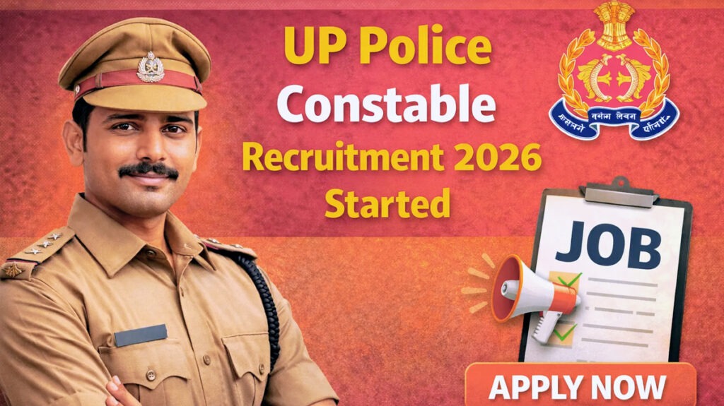 UP Police Constable Recruitment 2026 notification