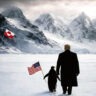 Donald Trump penguins meme with Greenland reference