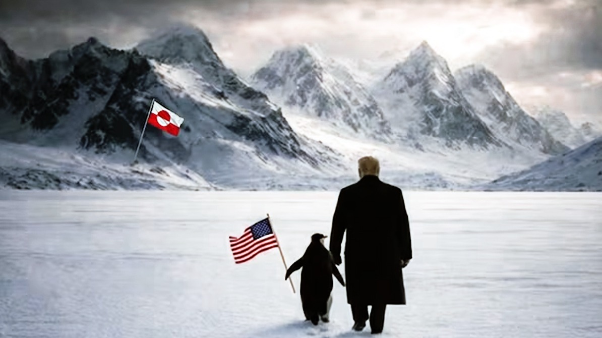 डोनाल्ड ट्रंप और पेंगुइन मीम | ग्रीनलैंड पोस्ट पर सोशल मीडिया की तीखी प्रतिक्रिया