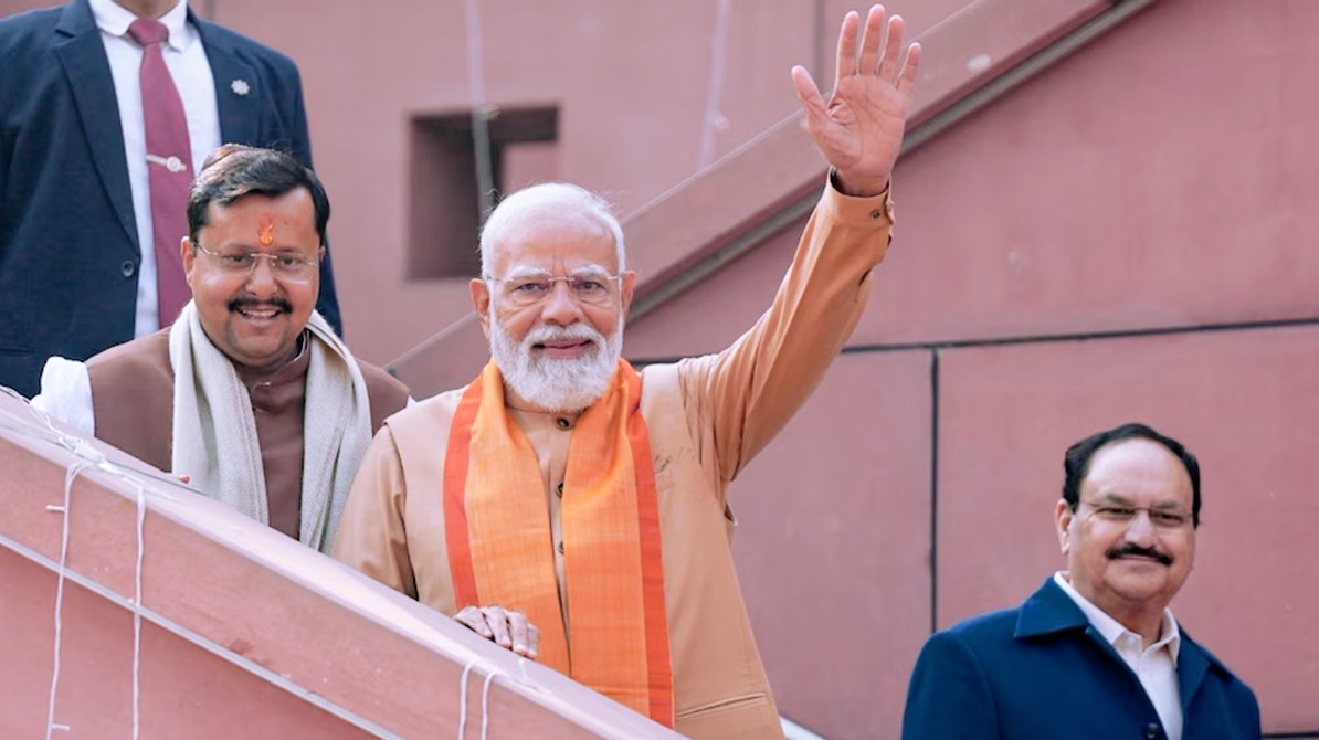 नितिन नवीन बीजेपी भविष्य पर चर्चा करते हुए