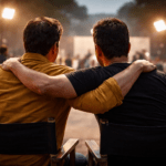 हिंदी फिल्म इंडस्ट्री के अभिनेता आसिफ शेख और सलमान खान, जिनकी दोस्ती दशकों से बनी हुई है।