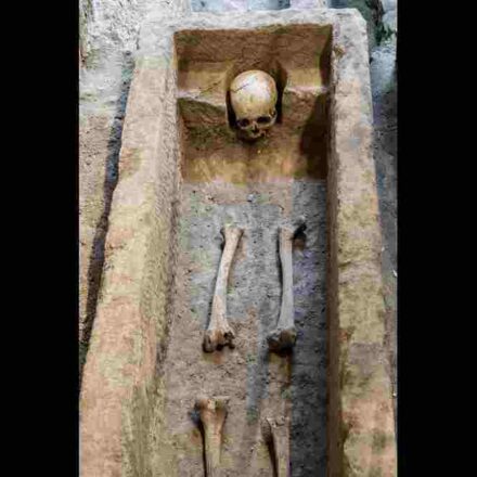 हिमयुग काल के दफन स्थल और प्रयोगशाला में हो रहा प्राचीन DNA विश्लेषण।