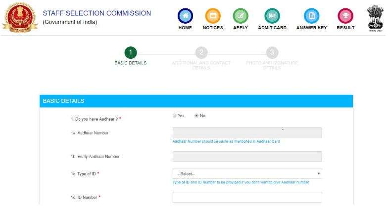 SSC CGL 2025 Option-cum-Preference form filling process on SSC official website