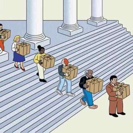 Global Layoffs news Oracle Morgan Stanley job cuts employees leaving office