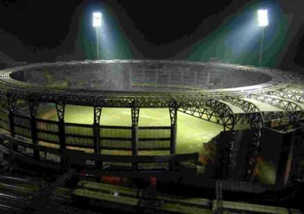 वानखेड़े स्टेडियम टी-20 मैच का दृश्य