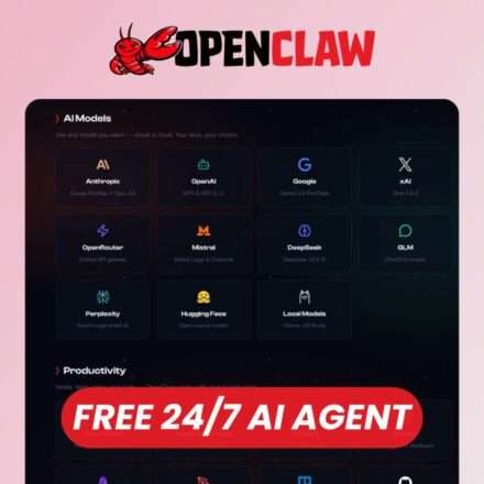 OpenClaw AI Agent dashboard showing autonomous AI automation tasks