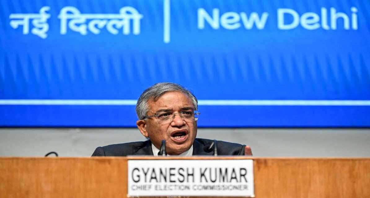 Election Commission of India announcing schedule for five states assembly elections 2026 press conference