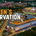 भारतीय संसद का दृश्य, जिसमें महिला प्रतिनिधित्व और राजनीतिक चर्चा को दर्शाया गया है।