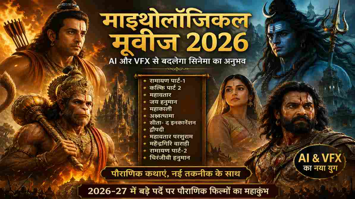 2026 में माइथोलॉजिकल मूवीज का धमाका, AI और VFX से बदलेगा सिनेमा