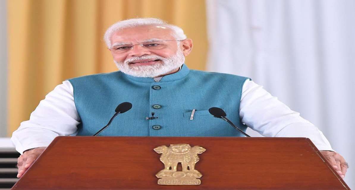 संसद विवाद और महिला आरक्षण बिल के बीच पीएम मोदी देश को संबोधित करते हुए।