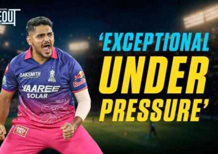 आईपीएल मैच में तुषार देशपांडे की शानदार गेंदबाजी के दौरान गुजरात के खिलाफ आखिरी ओवर का दृश्य