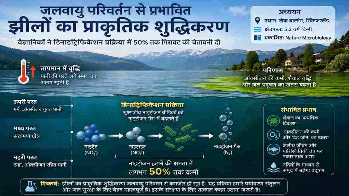 जलवायु परिवर्तन से प्रभावित हुआ झीलों का प्राकृतिक शुद्धिकरण, वैज्ञानिकों ने जताई चिंता
