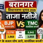 वोट काउंटिंग सेंटर में बैलेट यूनिट और अधिकारी, जहां Baranagar Election Result 2026 की गिनती जारी है।