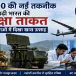 भारतीय रक्षा तकनीक, मिसाइल सिस्टम और आधुनिक सुरक्षा उपकरणों को दर्शाती प्रतीकात्मक तस्वीर।
