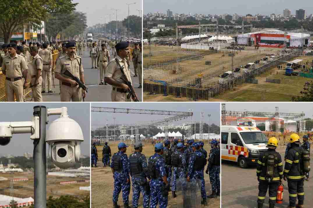 पटना शपथ ग्रहण सुरक्षा | गांधी मैदान में हाई अलर्ट, 4000 जवान तैनात