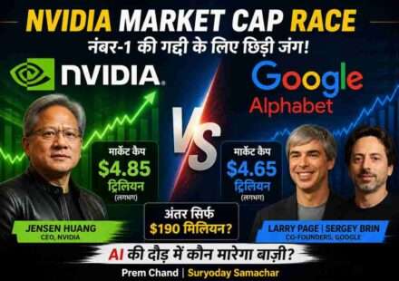 AI और टेक कंपनियों के बीच बढ़ती प्रतिस्पर्धा को दर्शाती विजुअल इमेज