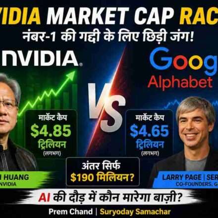 AI और टेक कंपनियों के बीच बढ़ती प्रतिस्पर्धा को दर्शाती विजुअल इमेज