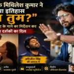 एक भावनात्मक सीन जिसमें दो कलाकार रिश्तों की गहराई को दर्शाते हुए दिखाई दे रहे हैं, सॉफ्ट लाइटिंग और सिनेमैटिक बैकग्राउंड के साथ