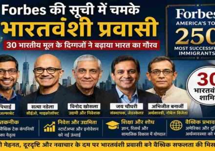 भारतवंशी प्रवासी Forbes List 2026
