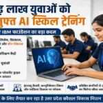 उत्तर प्रदेश कौशल विकास मिशन द्वारा शुरू की गई यूपी AI स्किल ट्रेनिंग पहल में युवा कंप्यूटर लैब में आर्टिफिशियल इंटेलिजेंस और डिजिटल स्किल्स सीखते हुए दिखाई दे रहे हैं।