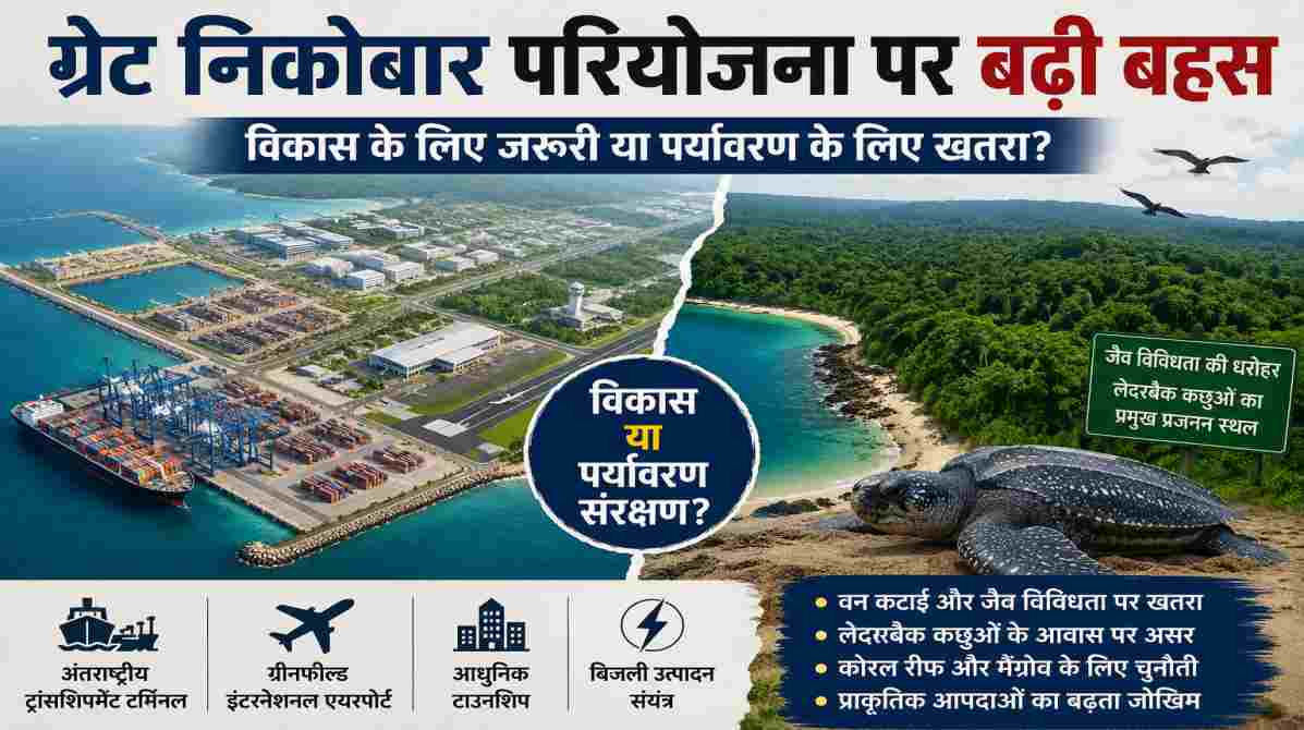 ग्रेट निकोबार परियोजना पर बढ़ी बहस, विकास और पर्यावरण के बीच संतुलन की चुनौती