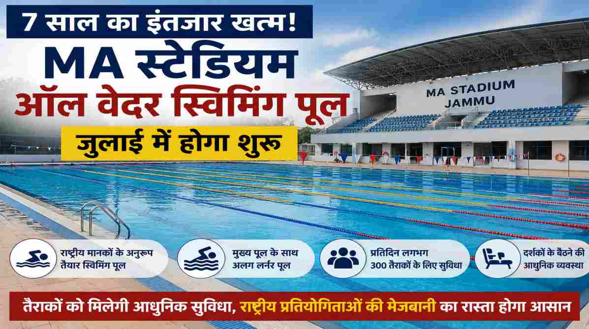 7 साल बाद खुलने जा रहा MA स्टेडियम ऑल वेदर स्विमिंग पूल, तैराकों को मिलेगी आधुनिक सुविधा