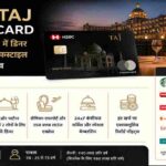 HSBC Taj Credit Card को दर्शाती प्रीमियम विजुअल इमेज, जिसमें ताज होटल, लग्जरी ट्रैवल, एयरपोर्ट लाउंज और डाइनिंग बेनिफिट्स को प्रदर्शित किया गया है।