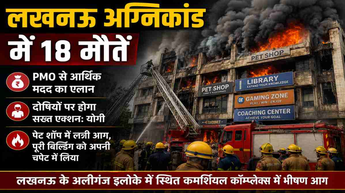 लखनऊ अग्निकांड जांच | 16 अधिकारियों की भूमिका पर उठे गंभीर सवाल