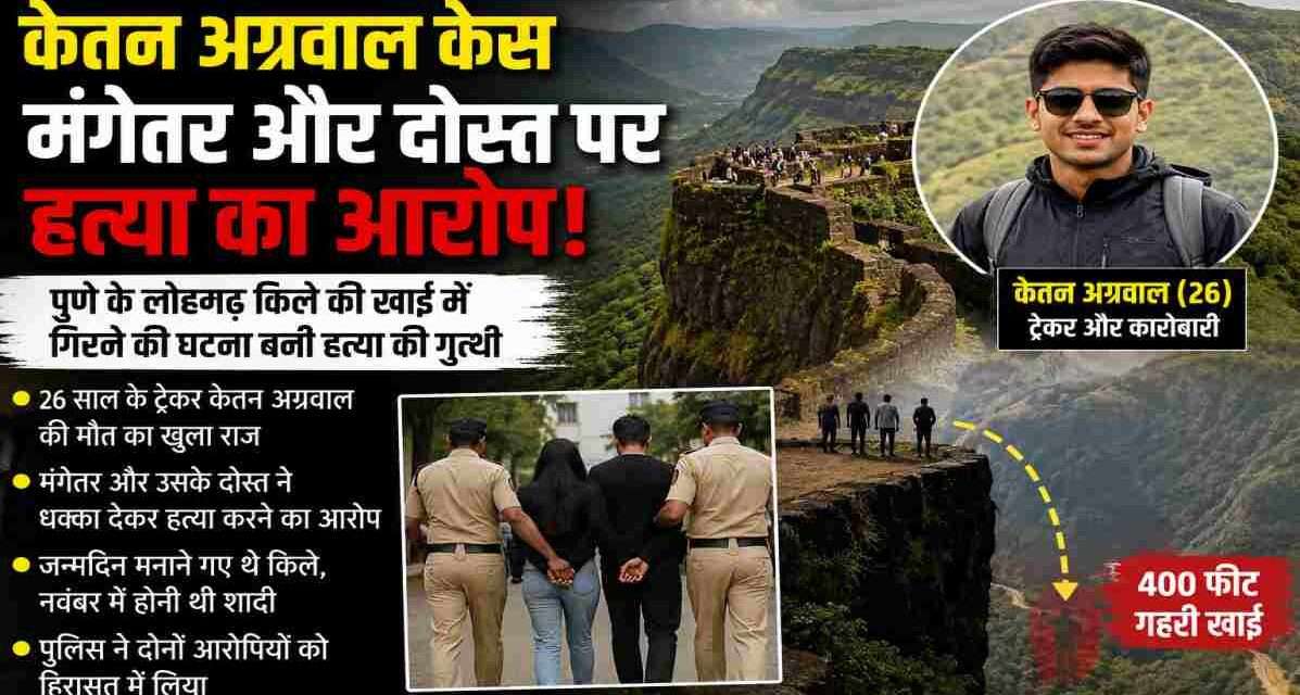 महाराष्ट्र के लोहागढ़ किले का दृश्य, जहां केतन अग्रवाल की संदिग्ध मौत हुई। पुलिस अब मामले की हत्या के एंगल से जांच कर रही है।
