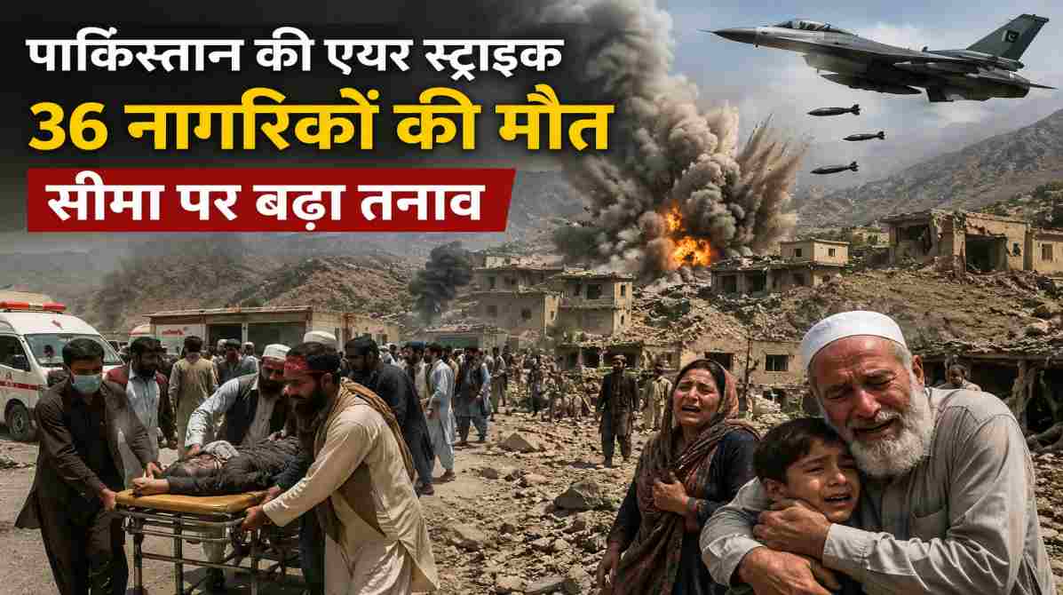 पाकिस्तान-अफगानिस्तान सीमा संघर्ष | एयर स्ट्राइक के बाद 36 नागरिकों की मौत, दोनों देशों में बढ़ा तनाव