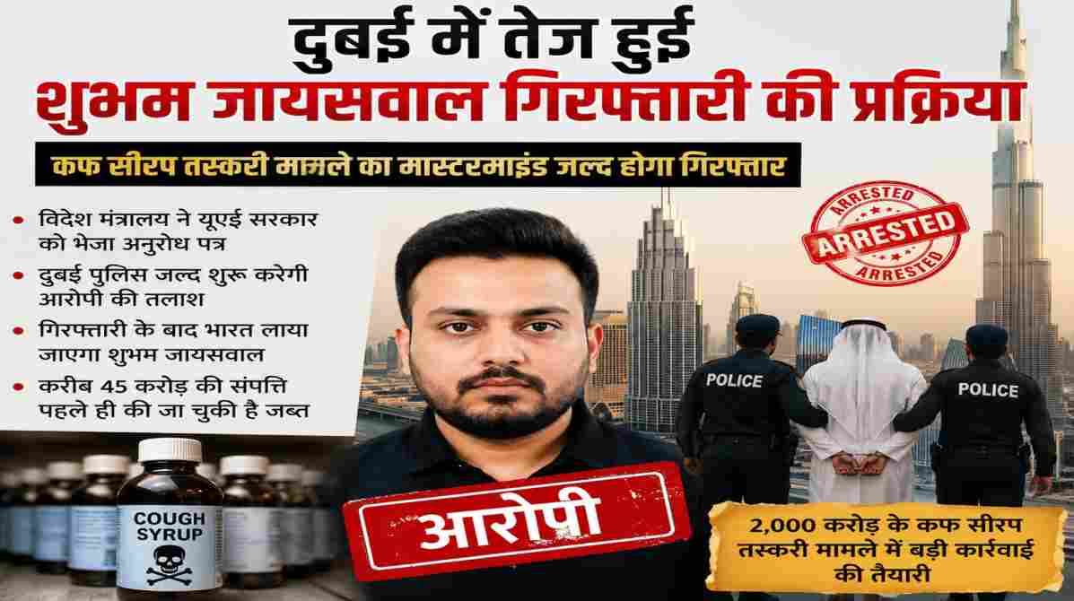 दुबई में तेज हुई शुभम जायसवाल गिरफ्तारी की प्रक्रिया, भारत लाने की तैयारी शुरू