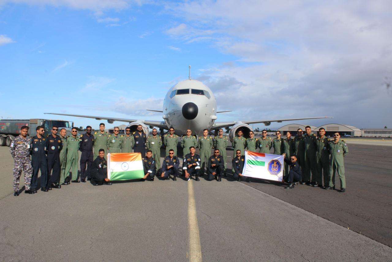 RIMPAC 2026 में भारत की दमदार मौजूदगी, हवाई पहुंचा भारतीय नौसेना का P-8I विमान