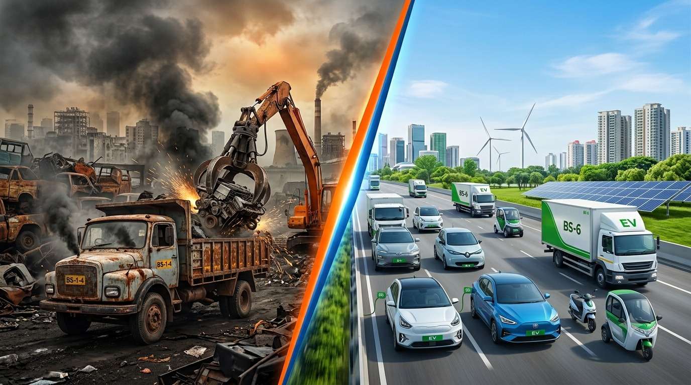Noida News :- नोएडा में पुराने वाहनों को स्क्रैप करने पर मिलेगा बड़ा फायदा, नए BS-6 और इलेक्ट्रिक वाहनों पर 10 साल तक टैक्स छूट का प्रस्ताव