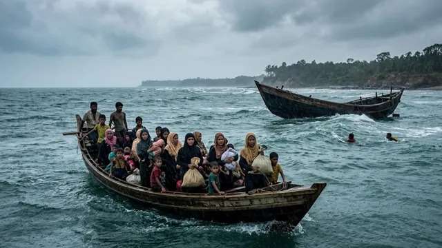 Myanmar Rohingya Boat Tragedy :- म्यांमार तट के पास बड़ा समुद्री हादसा, दो नावें डूबने से 500 से अधिक रोहिंग्या शरणार्थियों के मारे जाने की आशंका