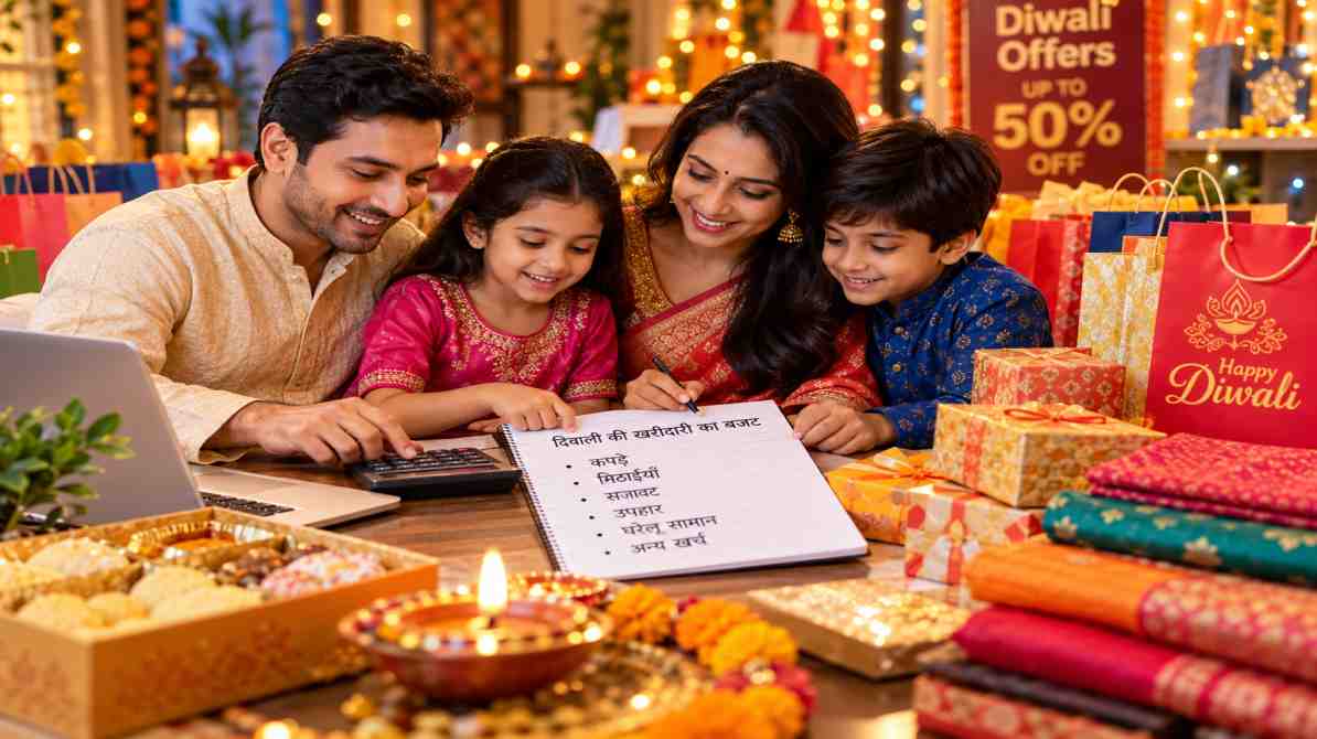 दिवाली की खरीदारी का बजट कैसे बनाएं? जानिए पैसे बचाने के आसान उपाय