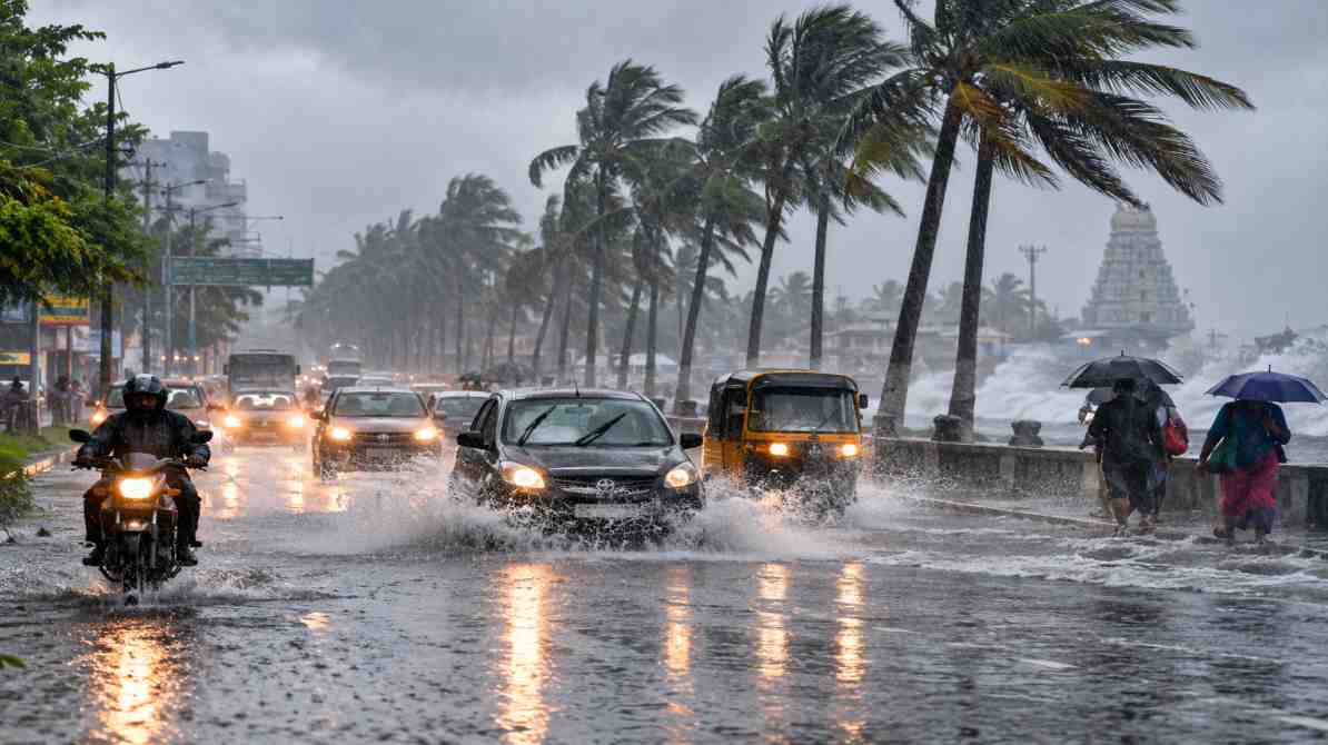 दक्षिण भारत में भारी बारिश का अलर्ट: तमिलनाडु, केरल समेत कई राज्यों में सतर्कता की सलाह