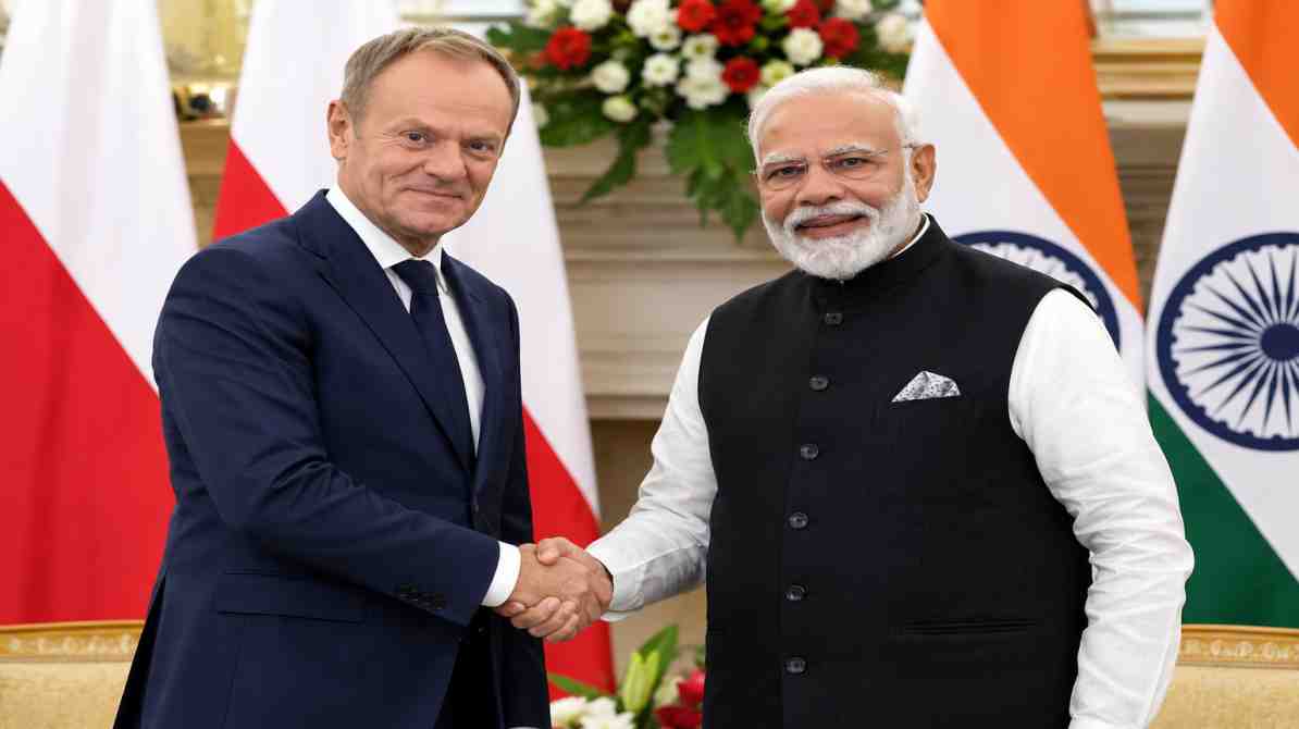 भारत-पोलैंड संबंधों में नई मजबूती, 2030 तक द्विपक्षीय व्यापार दोगुना करने का लक्ष्य
