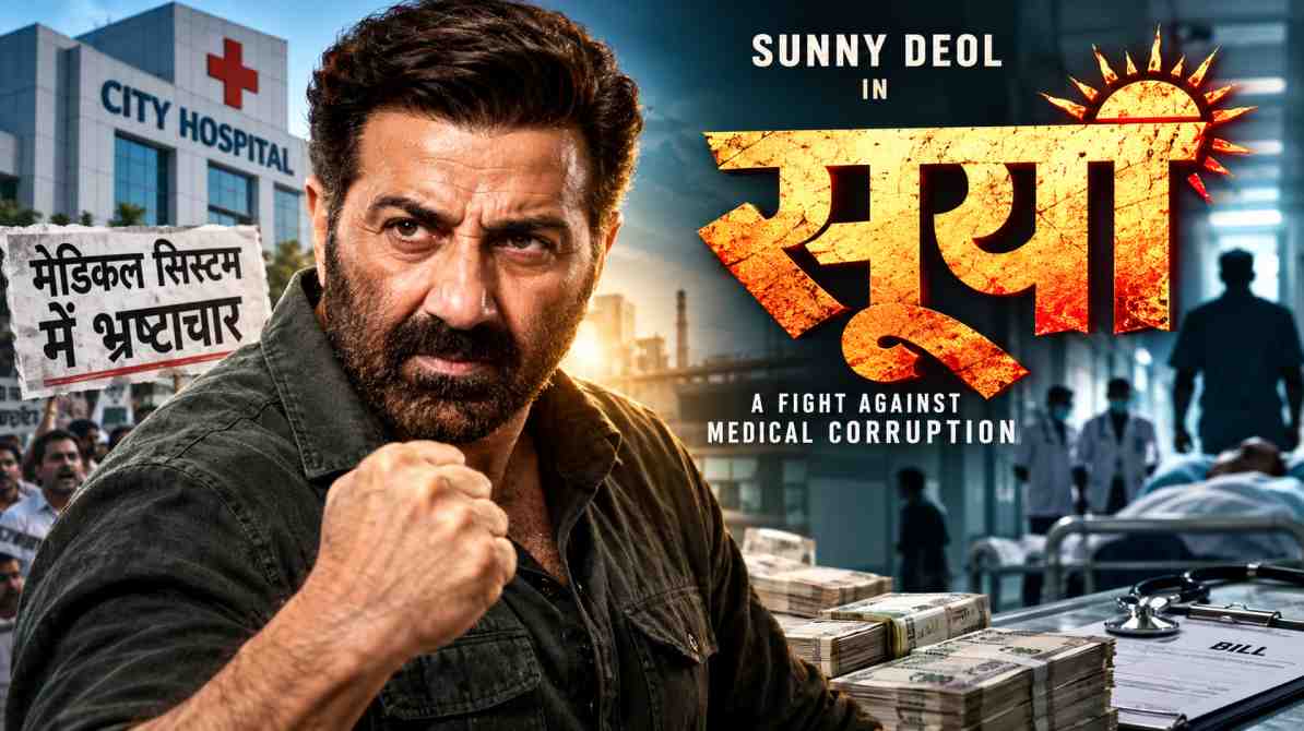 सनी देओल की फिल्म सूर्या: मेडिकल सिस्टम में भ्रष्टाचार के खिलाफ दिखेगा दमदार संघर्ष