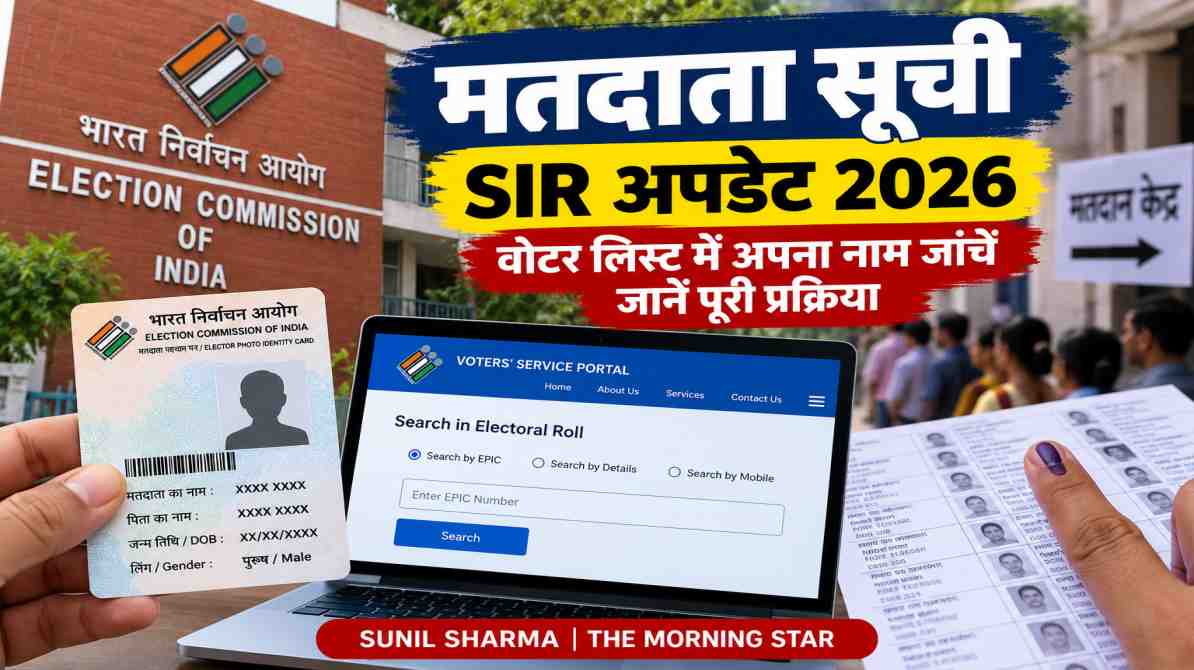 मतदाता सूची SIR अपडेट 2026: वोटर लिस्ट में नाम जांचना जरूरी, जानें पूरी प्रक्रिया